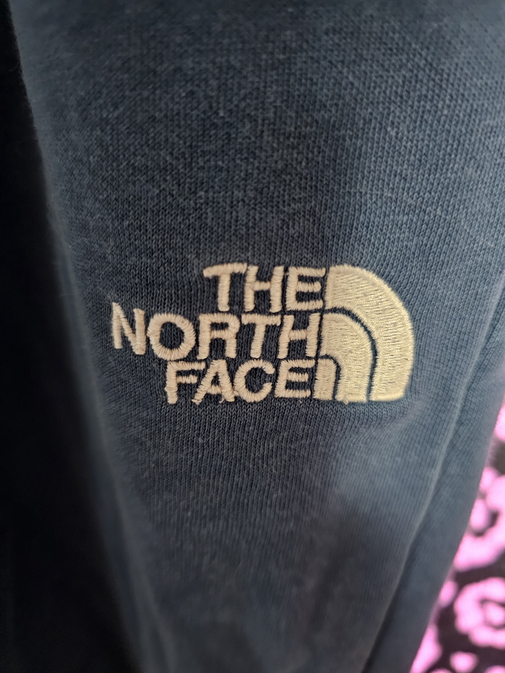 The North Face Teal Sweatpant with White  Logo